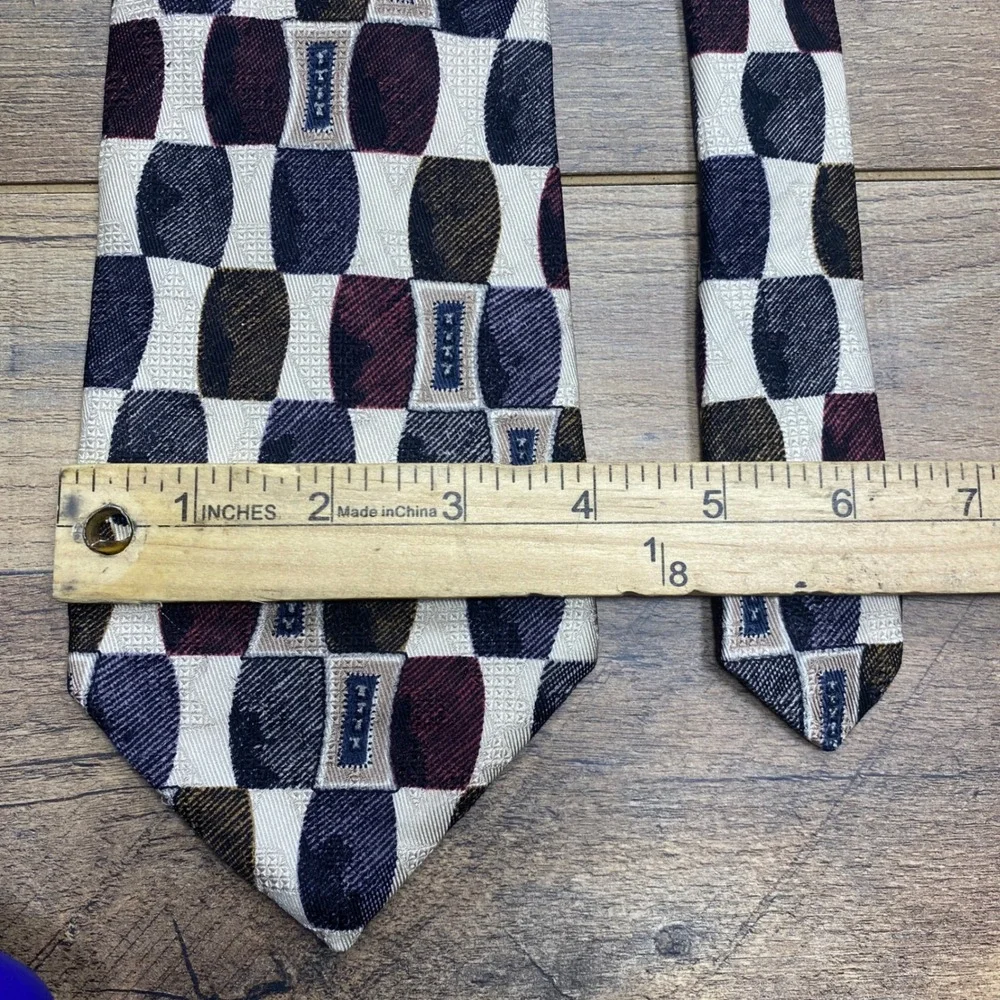 Robert Talbott Nordstrom Tie Mens Best In Class Silk Geometric Check Business